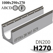 Лоток OPTIMA DN200, №0/3, высота 270